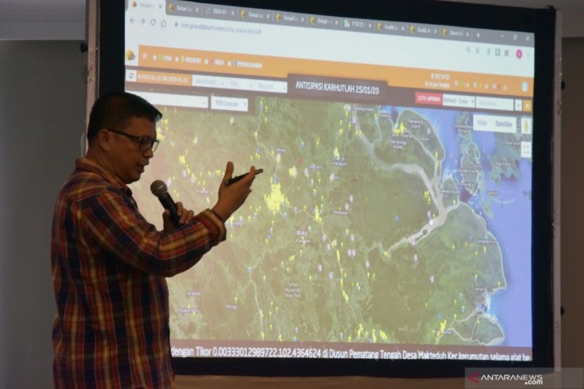 Tangani karhutla, BMKG Riau tertarik aplikasi dashboard lancang kuning