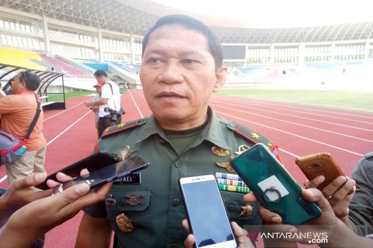 Ratusan personel TNI dan Polri diturunkan pengamanan Stadion Manahan