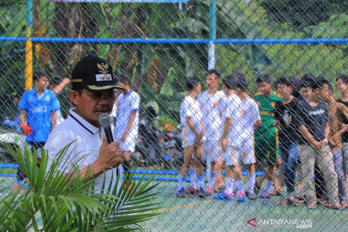 Warga gelar pertandingan  futsal dan mancing sambut HUT Kota Tangerang
