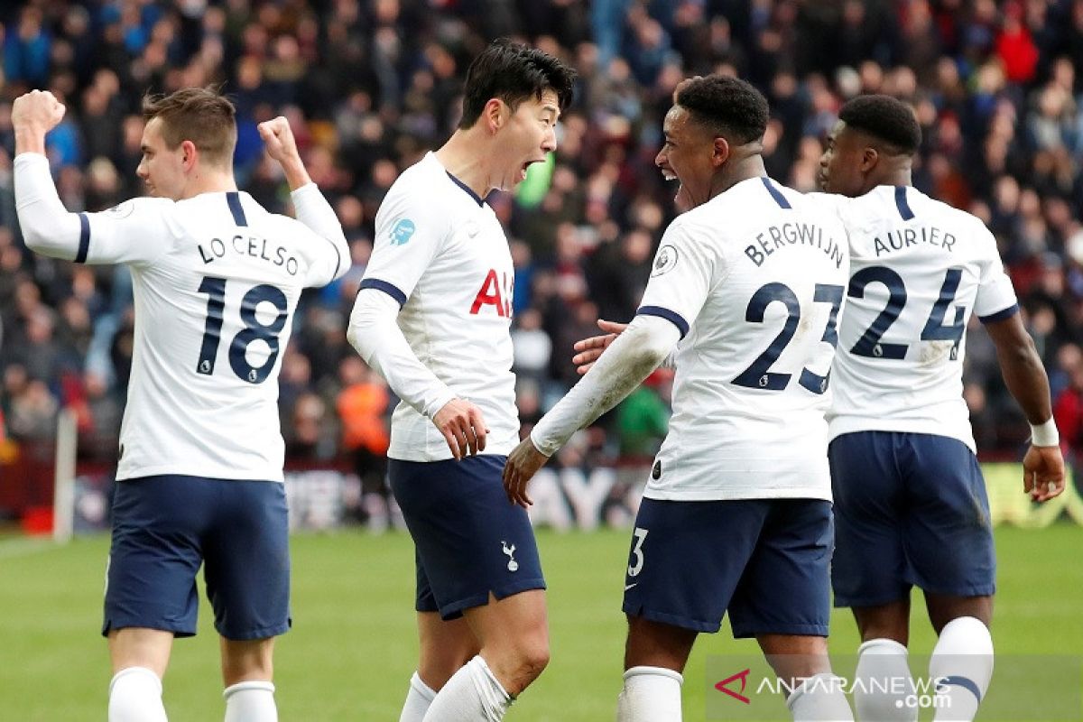 Tottenham bangkit di kandang Villa menang 3-2