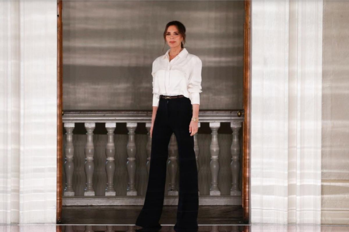 Tampilan pemberontak yang lembut menurut Victoria Beckham