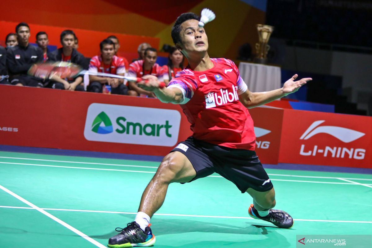 Satu tunggal putra Indonesia terhenti di babak kedua Thailand Open II