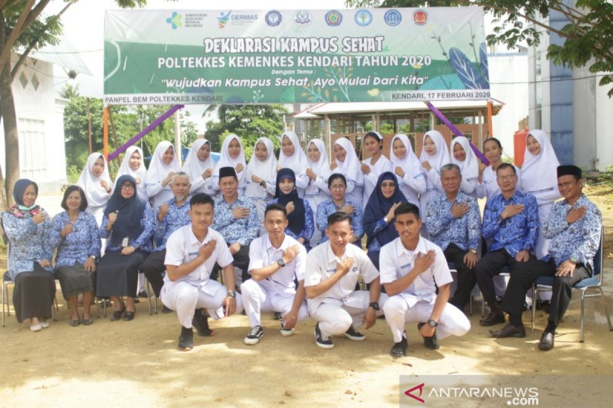 Poltekkes Kemenkes Kota Kendari deklarasi sebagai kampus sehat