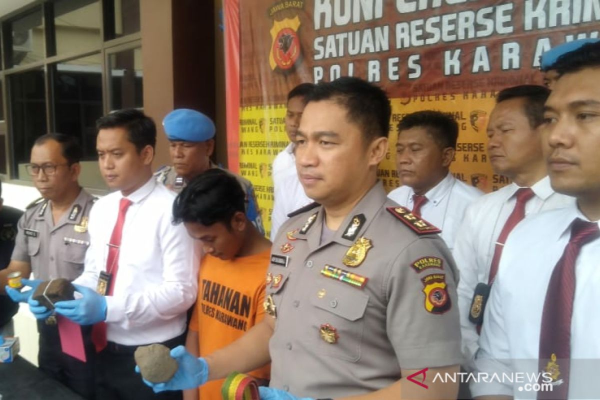 Pengamen bunuh temannya di Karawang diringkus polisi