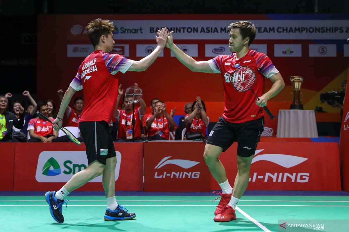 Mundur dari All England, Kevin/Marcus kokoh di peringkat satu dunia