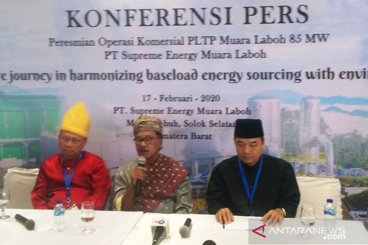 Supreme Energy tuntaskan PLTP Rantau Dedap akhir 2020