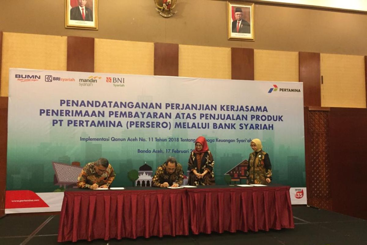 Pertamina-Bank Syariah jalin kerja sama Pembayaran Penjualan Produk di Aceh