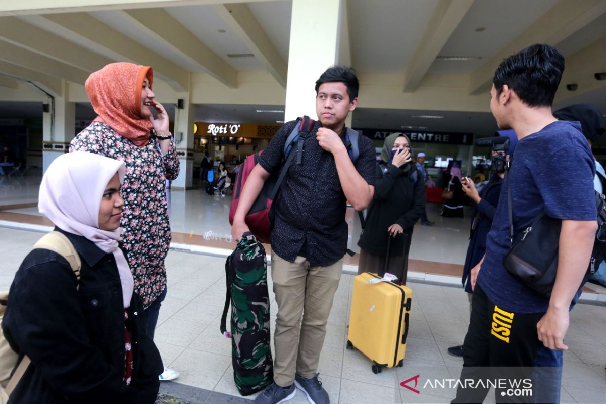 Kedatangan WNI Di Aceh Pascaobservasi Di Natuna