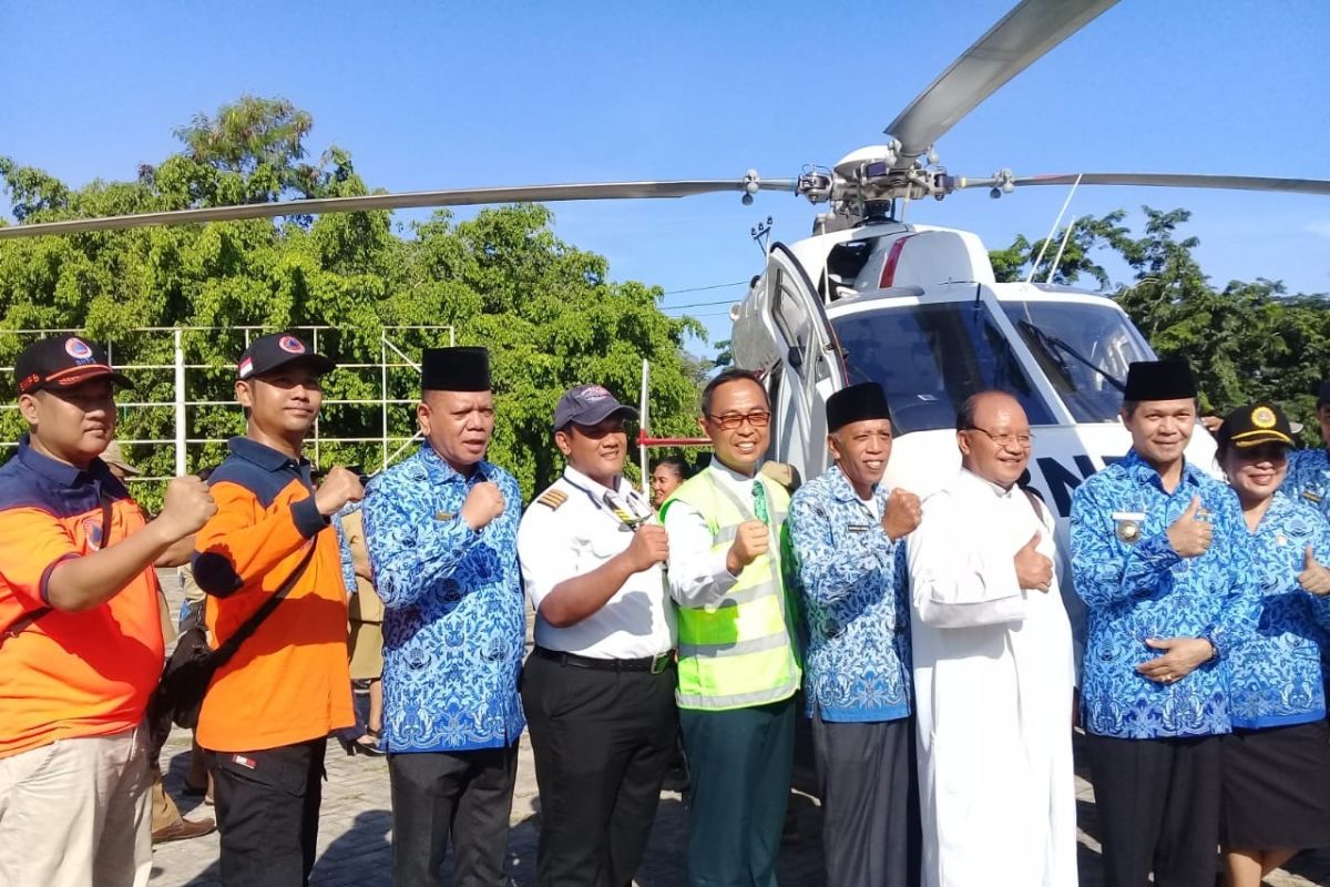 Helikopter  BNPB resmi beroperasi di Manggarai Barat