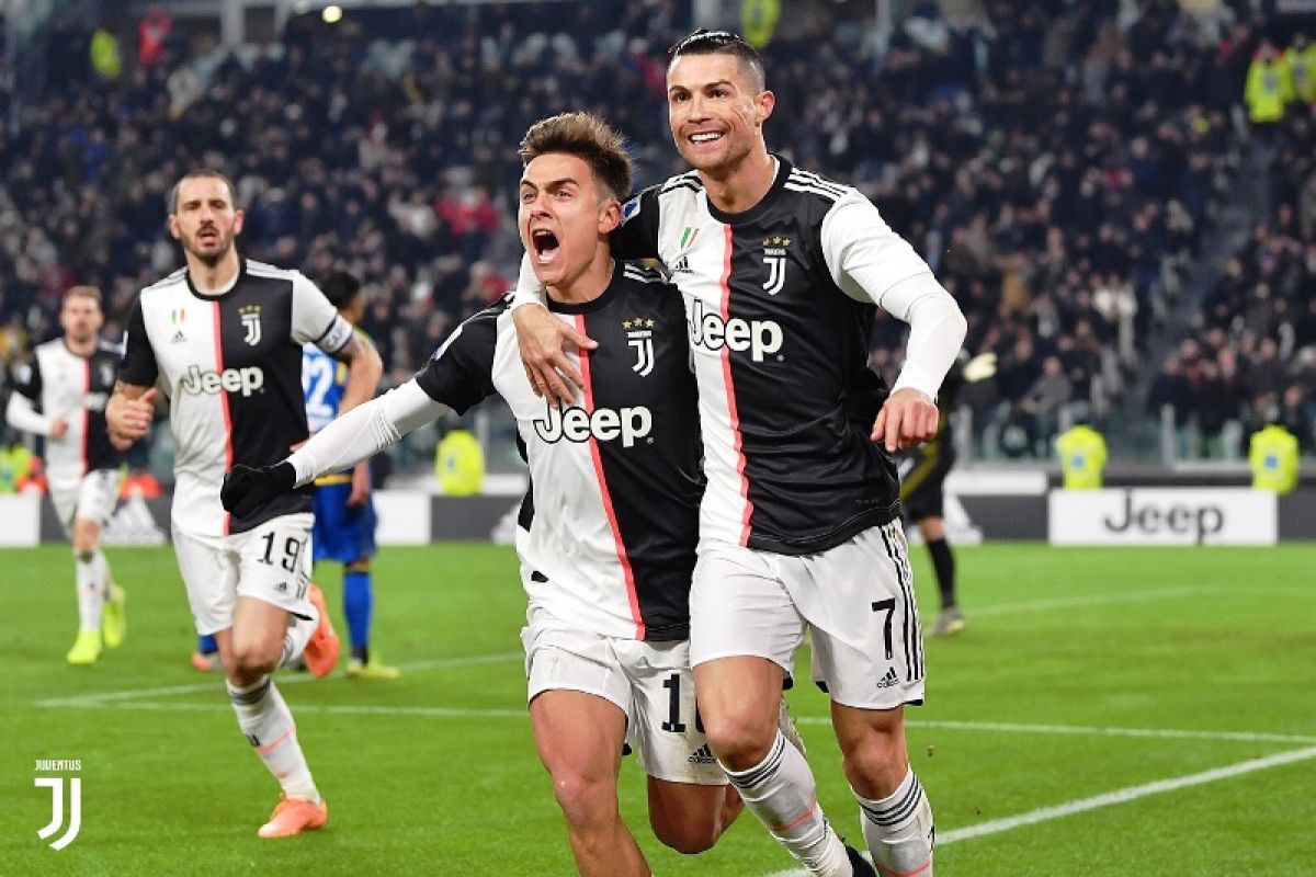 Juventus kian menjauh dari Inter Milan berkat kemenangan 2-0 atas Brescia