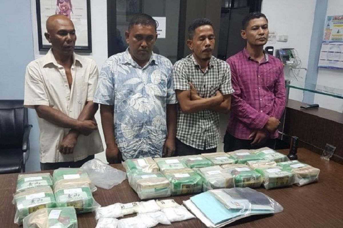BNN gagalkan penyeludupan 33 kg narkoba jenis sabu dari Malaysia
