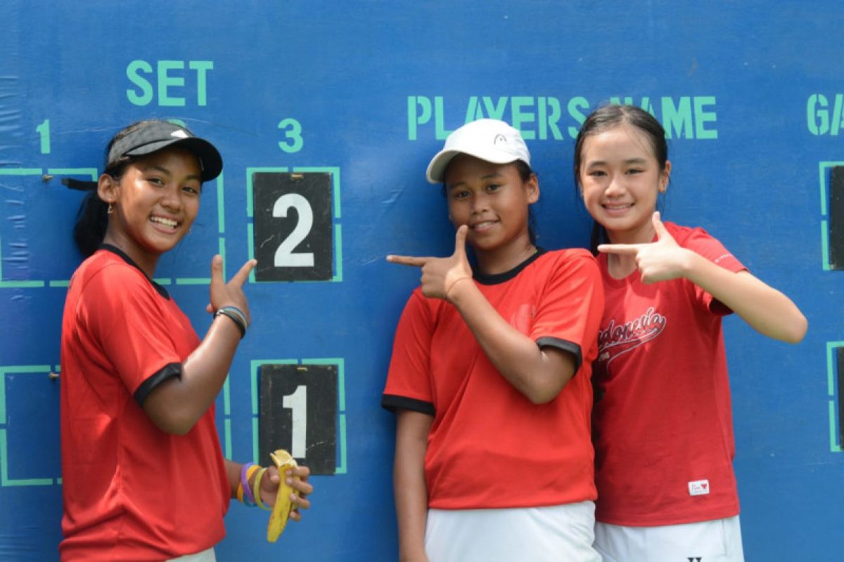 Tim tenis putri Indonesia tundukkan Srilanka 2-1 pada WJTC 2020