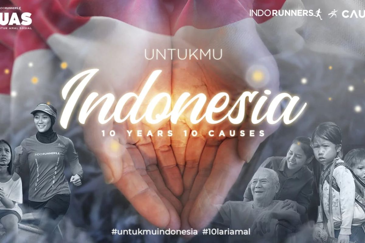 Komunitas IndoRunners ajak masyarakat lari 200 ribu km untuk amal