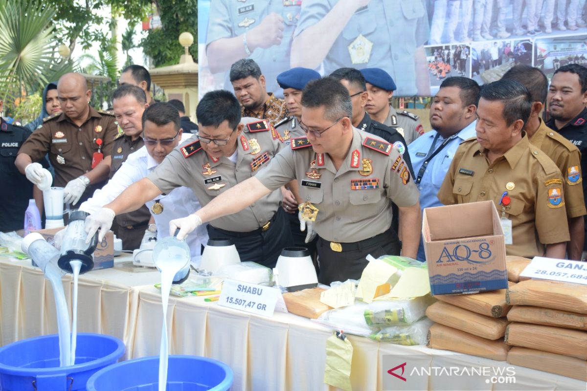 Kapolda bertekad hentikan peredaran jaringan narkotika di Jambi