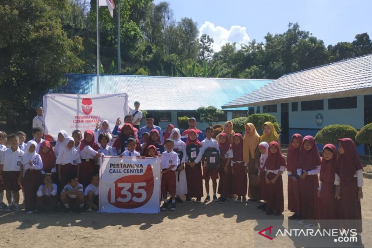 Pertamina bantu pelajar korban kebakaran di Toli-Toli