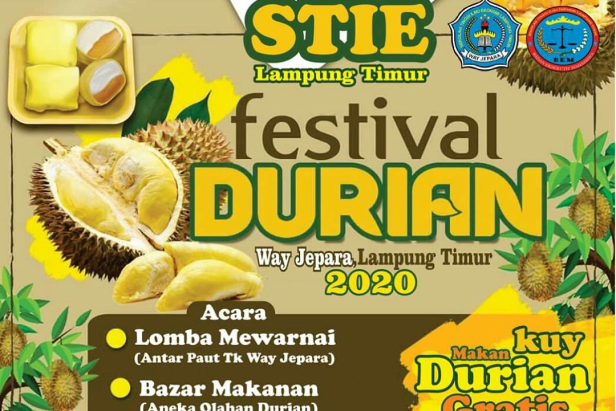 STIE Lampung Timur gelar Festival Durian