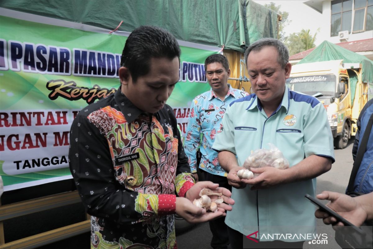 Stabilkan harga bawang putih, Pemkab Lumajang gelar operasi pasar mandiri