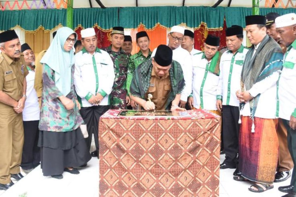 Bupati Deliserang resmikan Ponpes Nahdlatul Ulama  Al-Qomariah