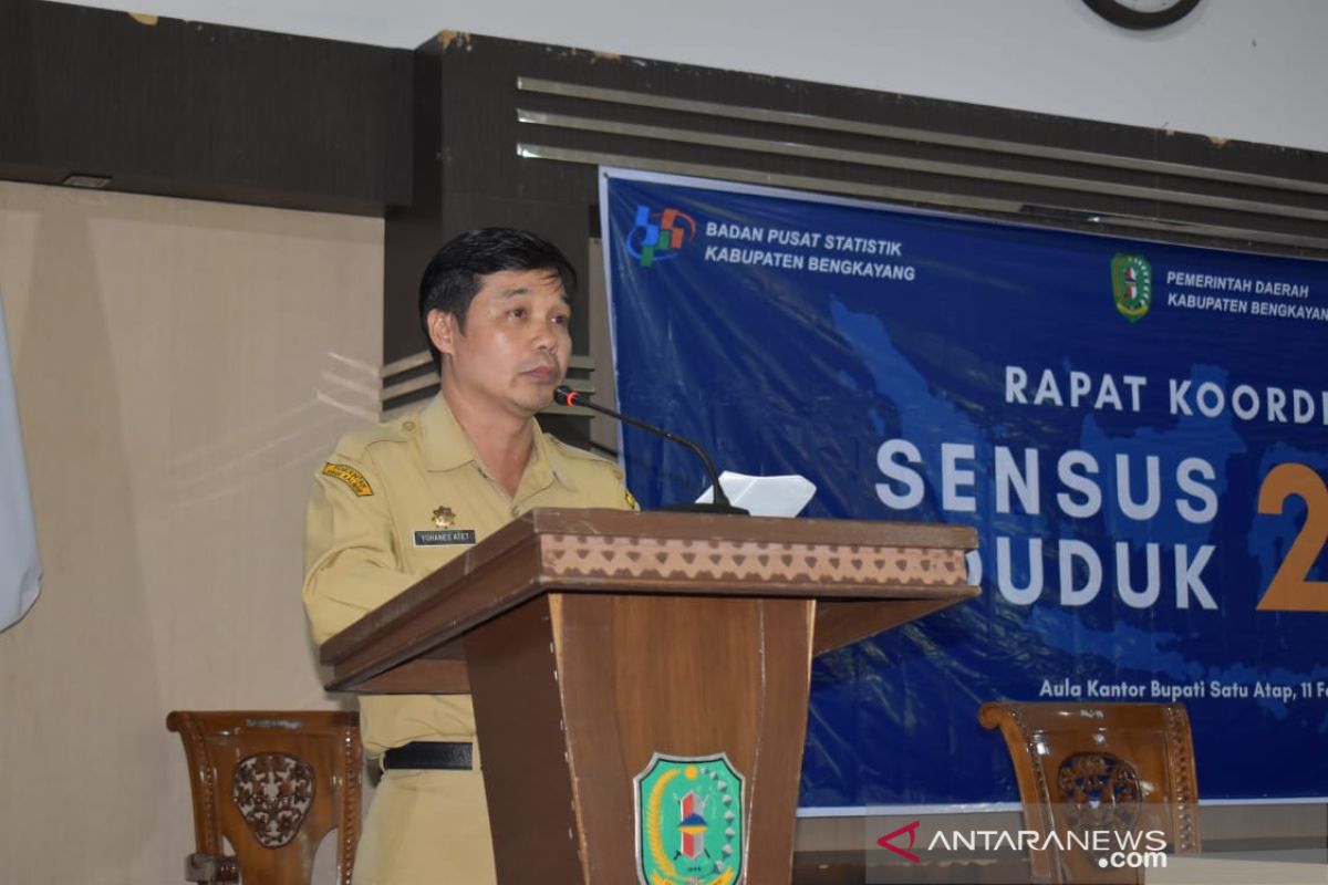 Yohanes Atet ajak masyarakat Bengkayang sukseskan Sensus Penduduk 2020