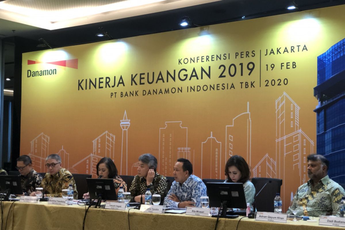 Bank Danamon bukukan laba bersih Rp4,07 triliun pada 2019