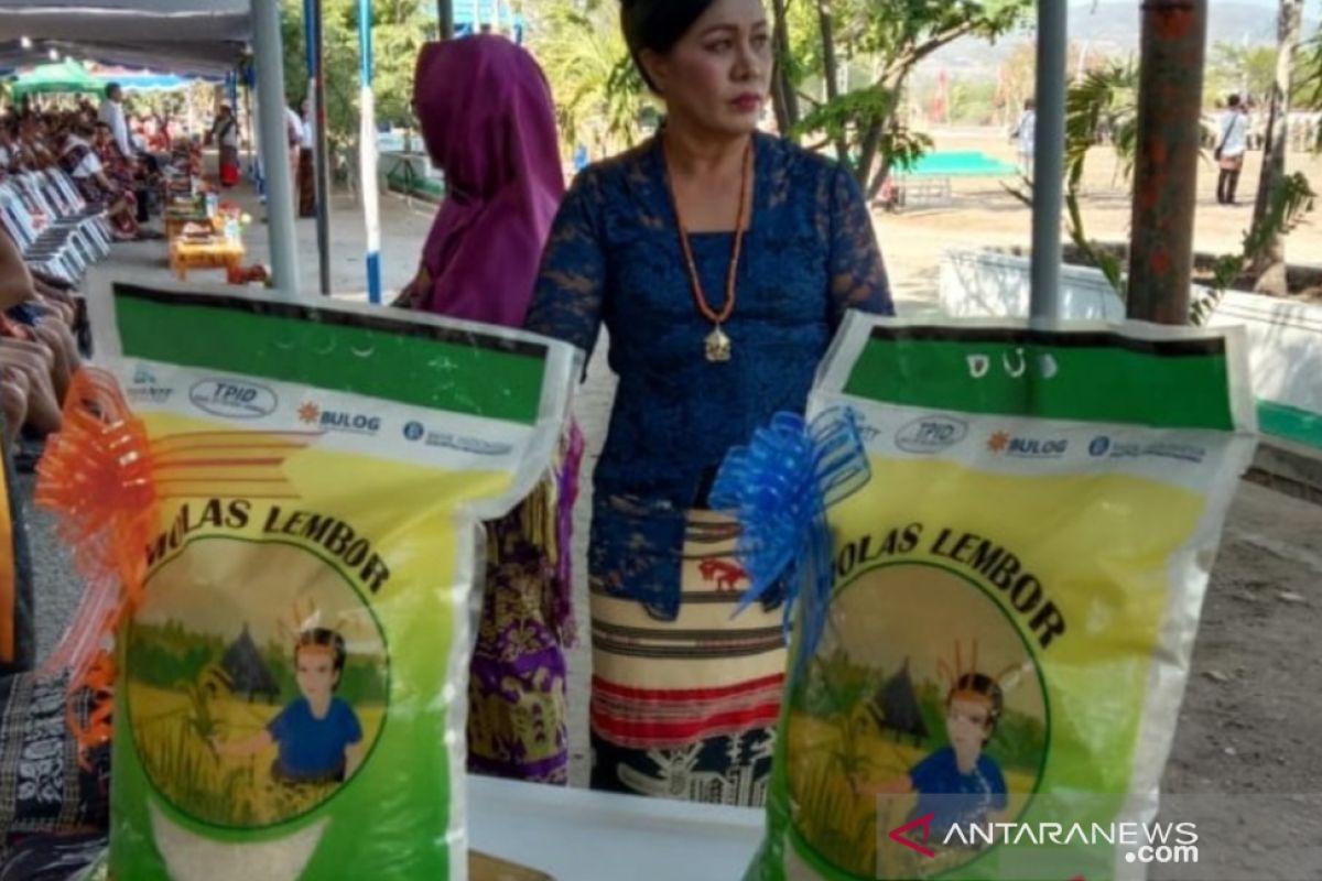 10 ton beras Molas Lembor dipasarkan Bulog NTT