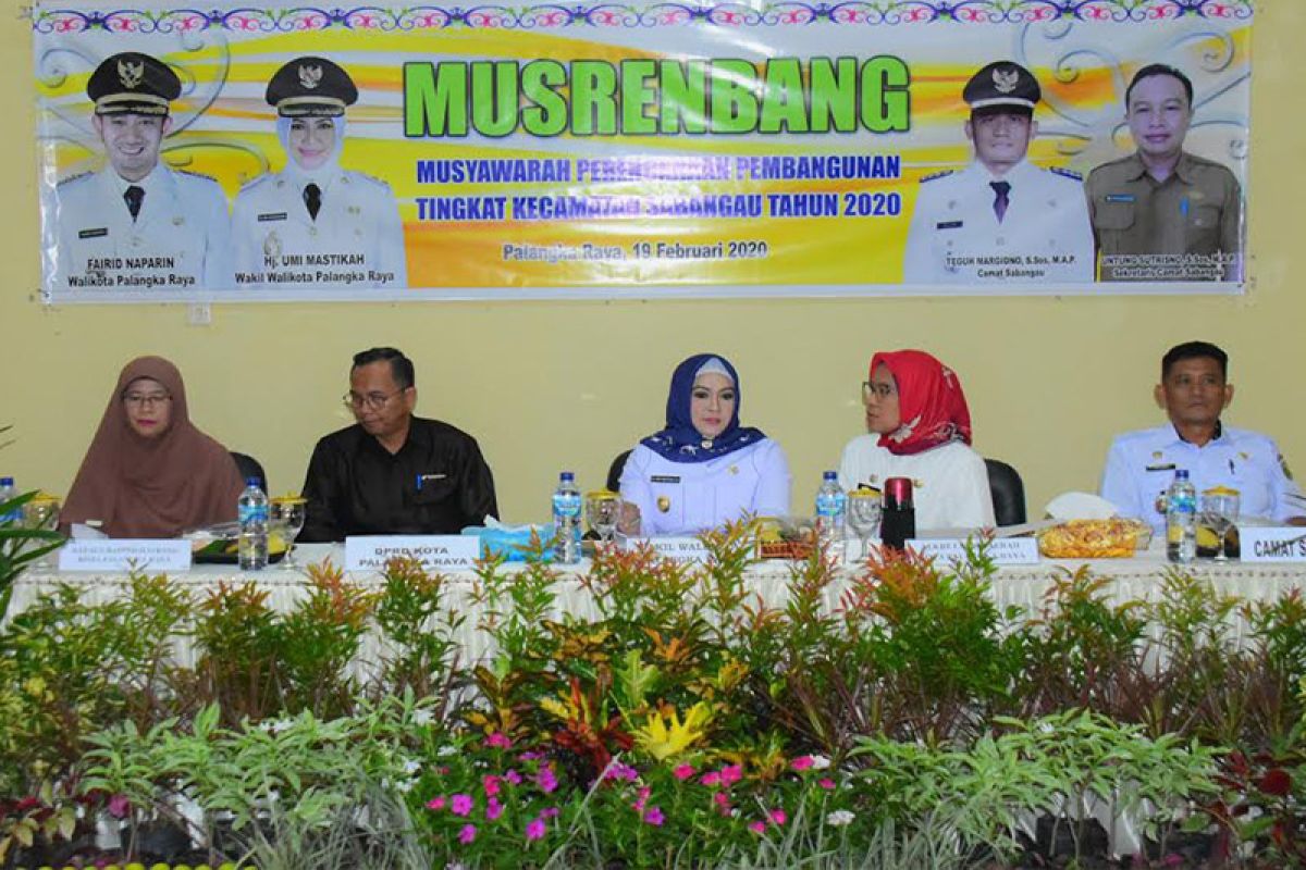 Hasil musrenbang di Sabangau didominasi masalah perbaikan infrastruktur