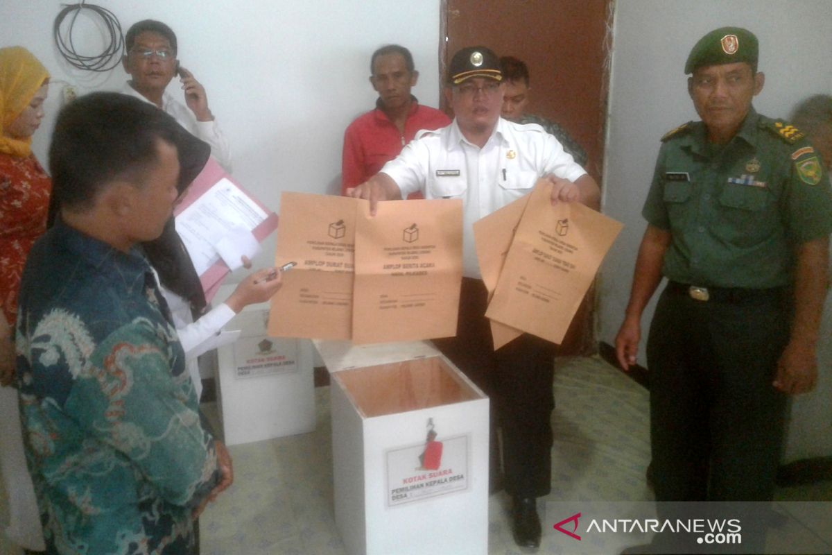 Surat suara Pilkades Rejang Lebong dititipkan di kantor polisi