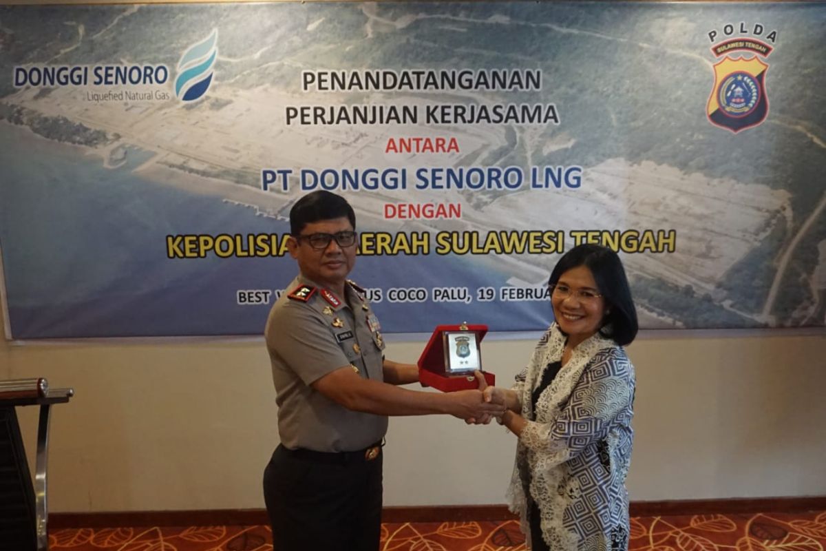 Polda Sulteng-DSLNG kerja sama pengamanan obyek vital nasional