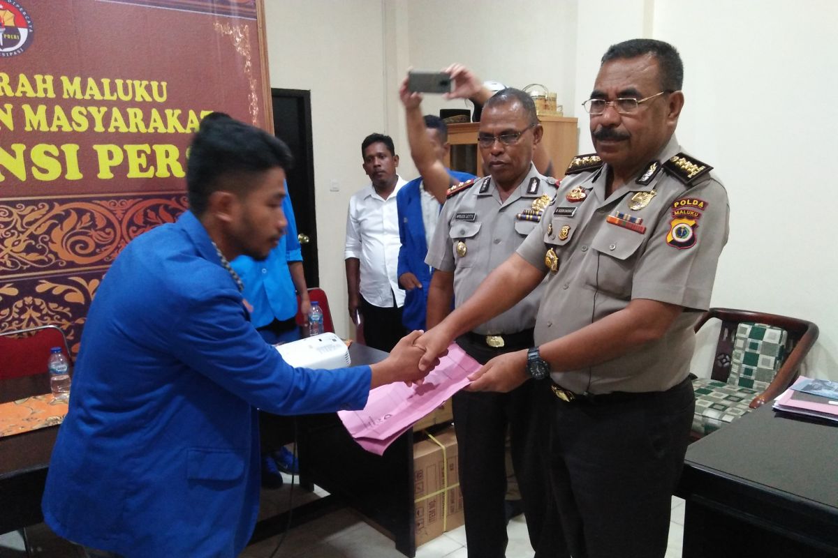 PMII Kota Ambon silahkan lapor oknum Polri lakukan pemukulan