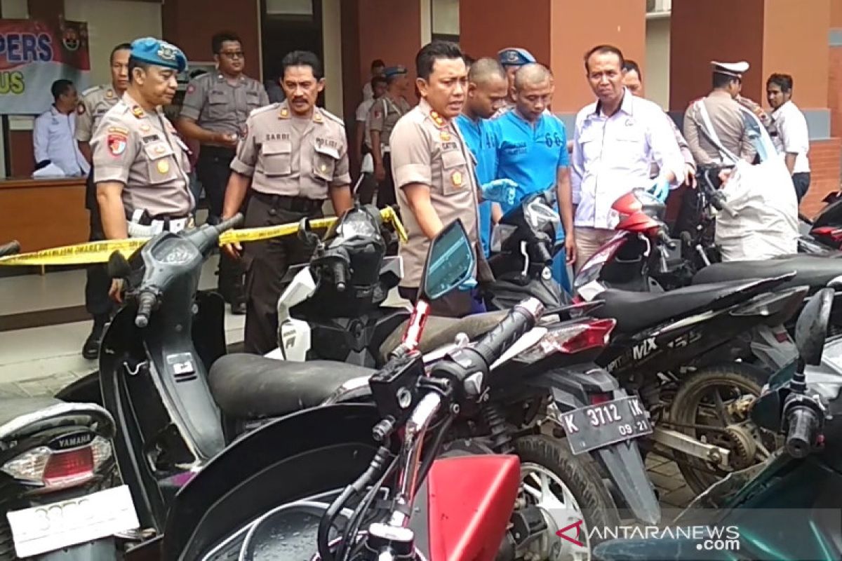 Demi lunasi utang di warung makan, Saiful curi 10 sepeda motor di Kudus