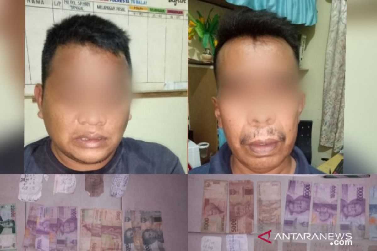 Timsus Gurita Polres Tanjungbalai tangkap dua tersangka judi togel