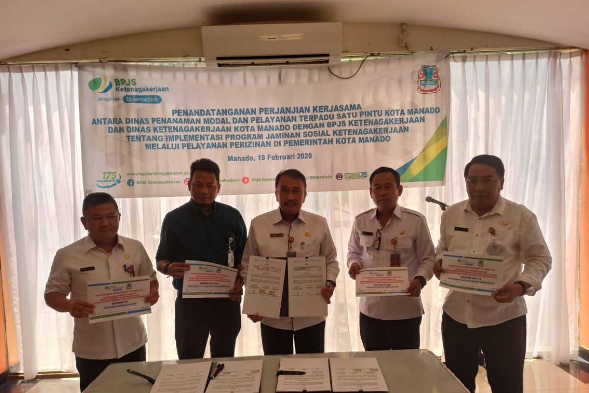 BPJAMSOSTEK gandeng DPMPTSP Manado tingkatkan kepesertaan lindungi pekerja