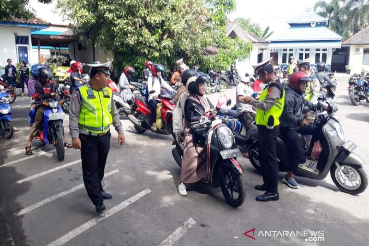 Ditlantas Polda Kalteng gelar razia kendaraan bermotor dukung PNBP