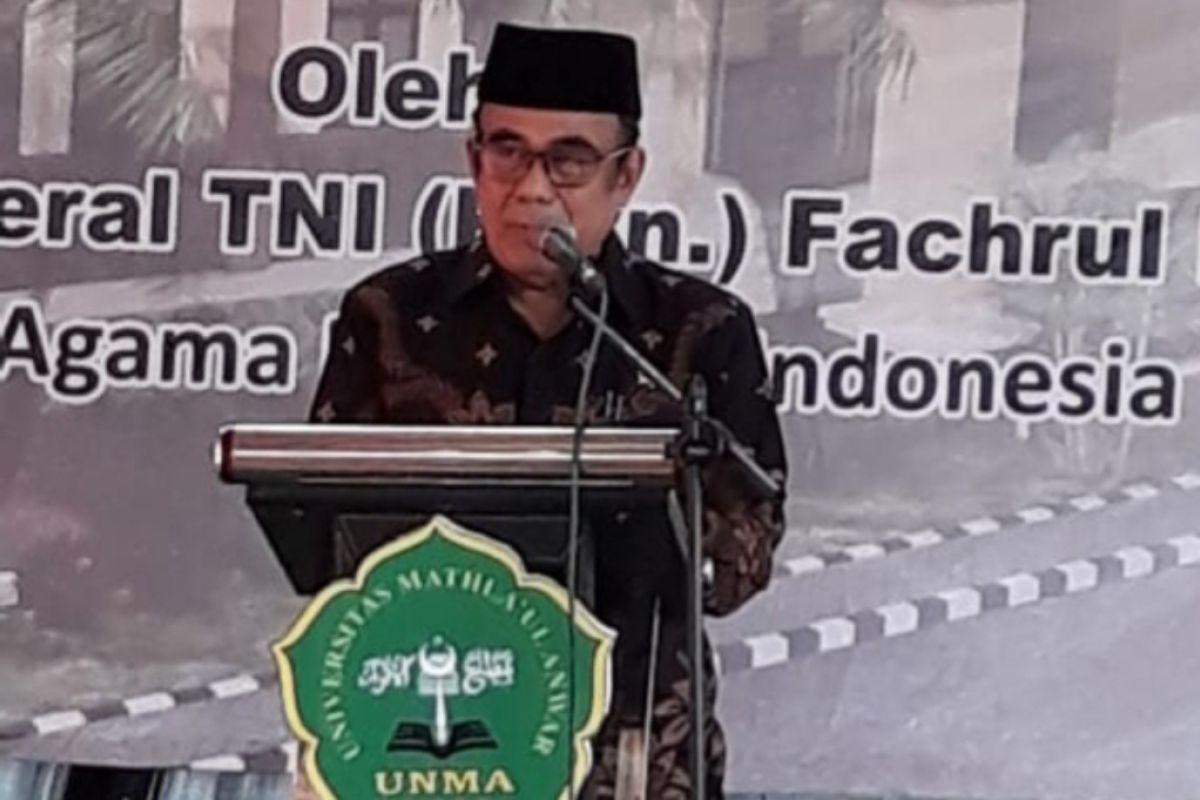 Menteri Agama apresiasi peran pendidikan Mathla'ul Anwar