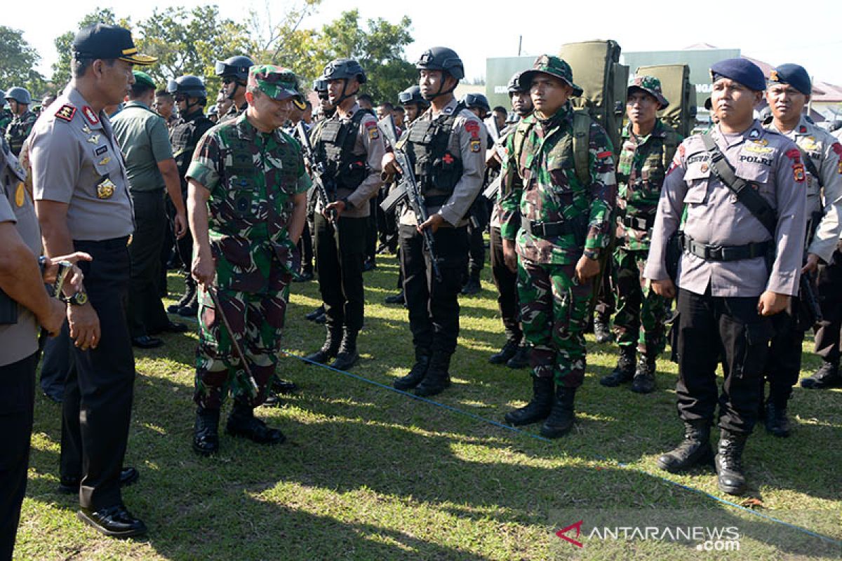 Pasukan Pengamanan Kunjungan Presiden di Aceh