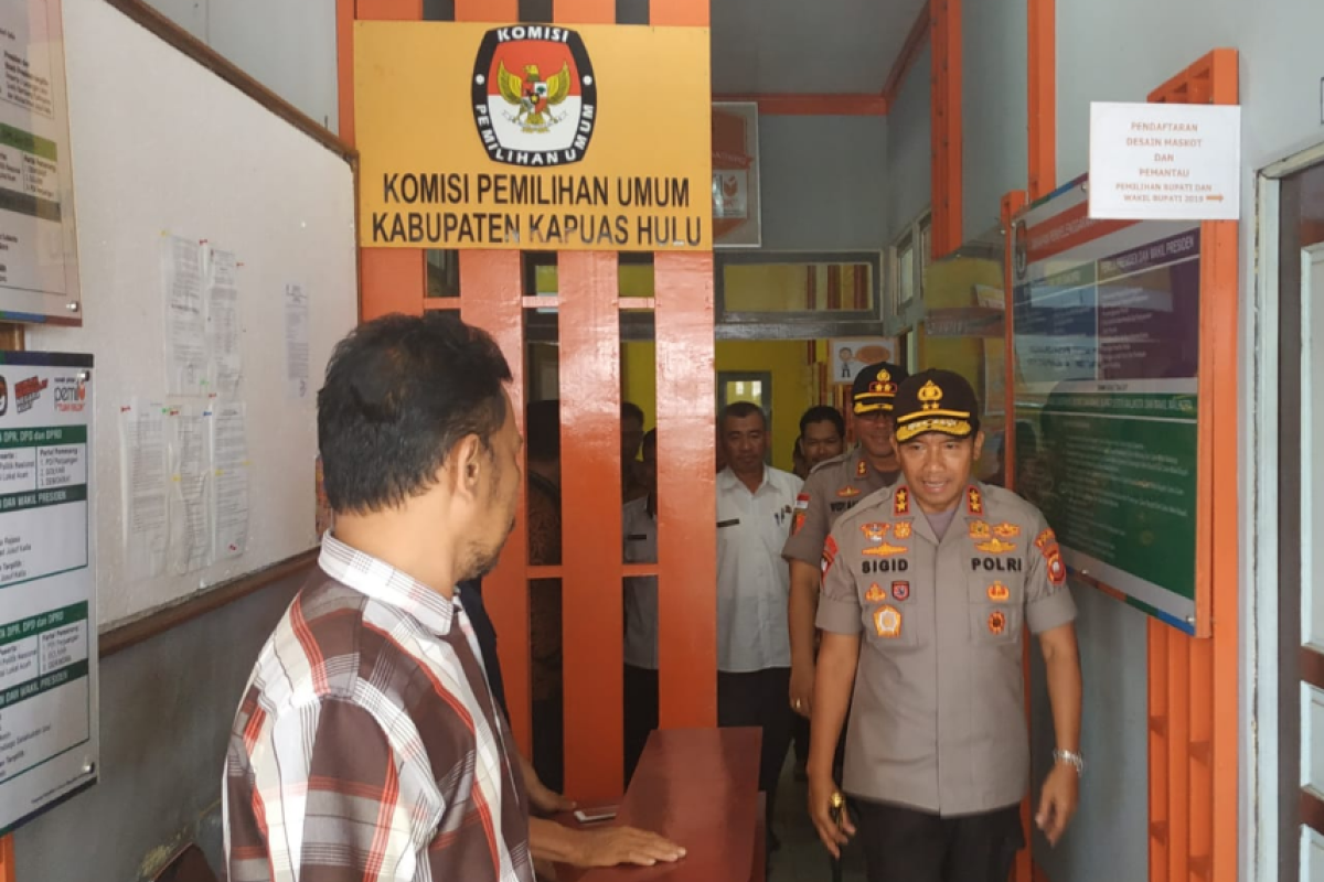 Kapolda Kalbar koordinasi tertutup dengan KPU Kapuas Hulu