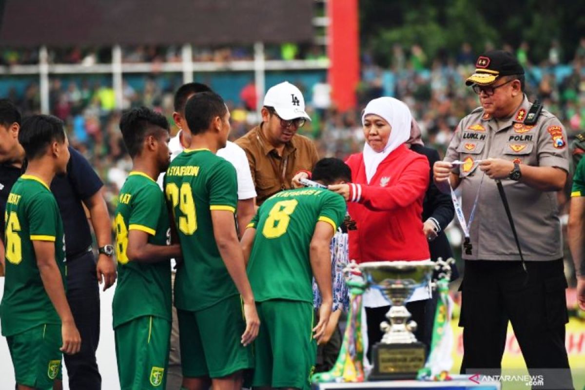 Khofifah: Selamat Persebaya juara Piala Gubernur Jatim