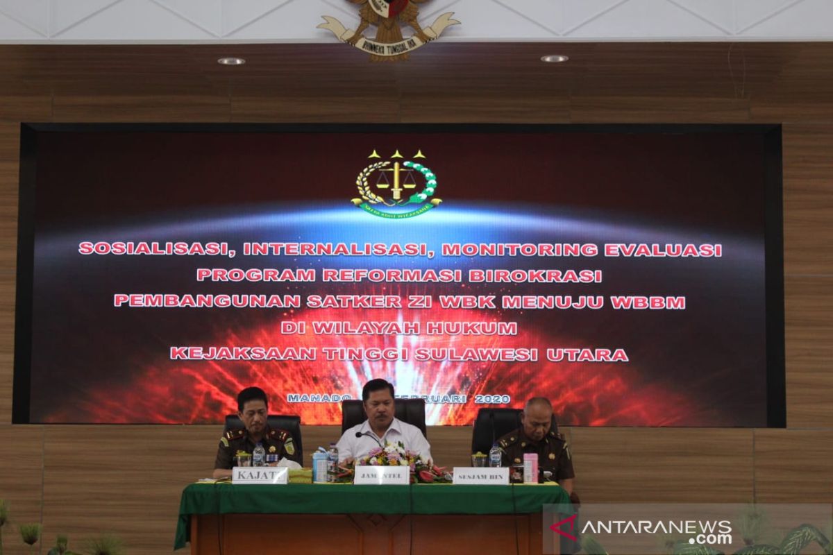 Jamintel Apresiasi Kejati Suliut raih predikat WBK