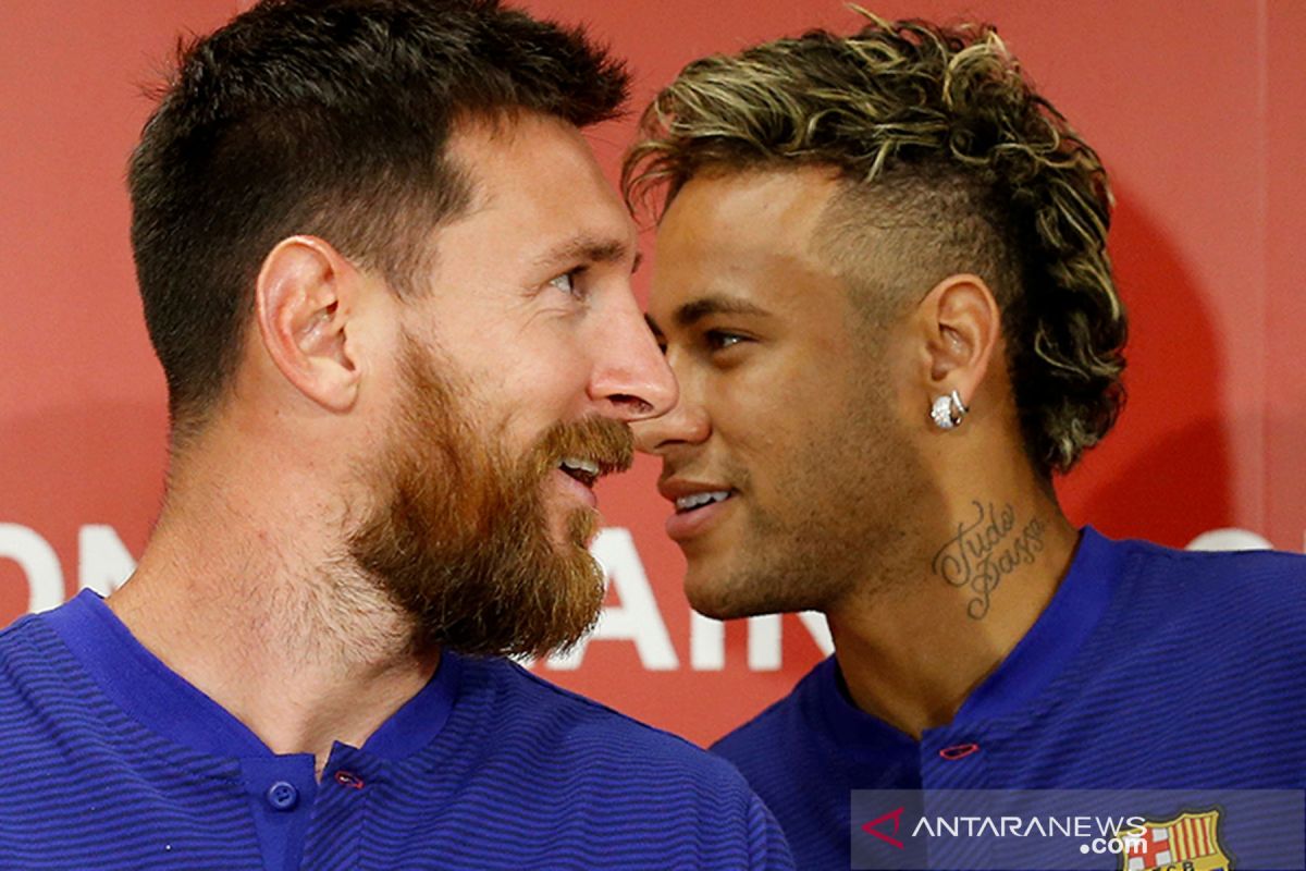 Messi masih berharap Neymar kembali ke Barcelona