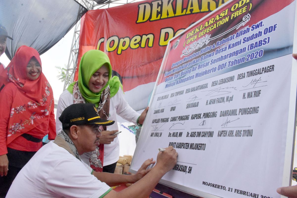 Lima desa di Mojokerto deklarasikan stop BAB sembarangan