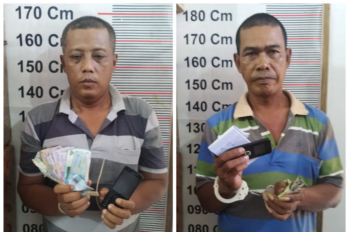 Polisi Besitang Langkat tangkap dua petani pelaku perjudian togel