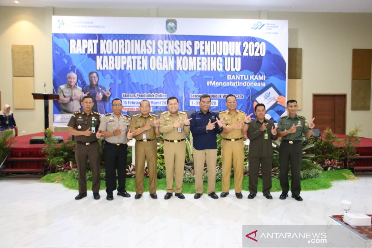 BPS Ogan Komering Ulu rapat koordinasi  Sensus Penduduk 2020