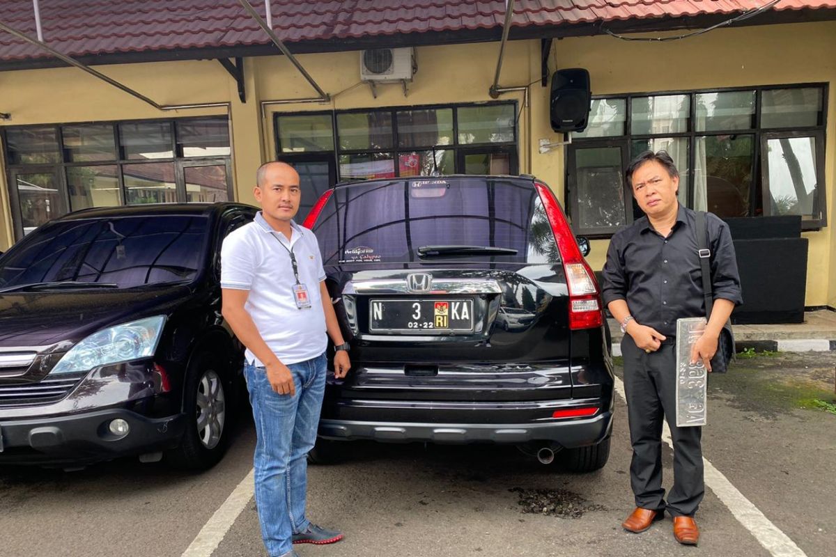 Bareskrim Polri amankan satu mobil CRV milik tersangka penipu Putri Arab