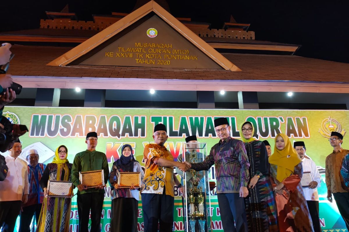 Pontianak Utara juara umum MTQ XXVIII tingkat kota