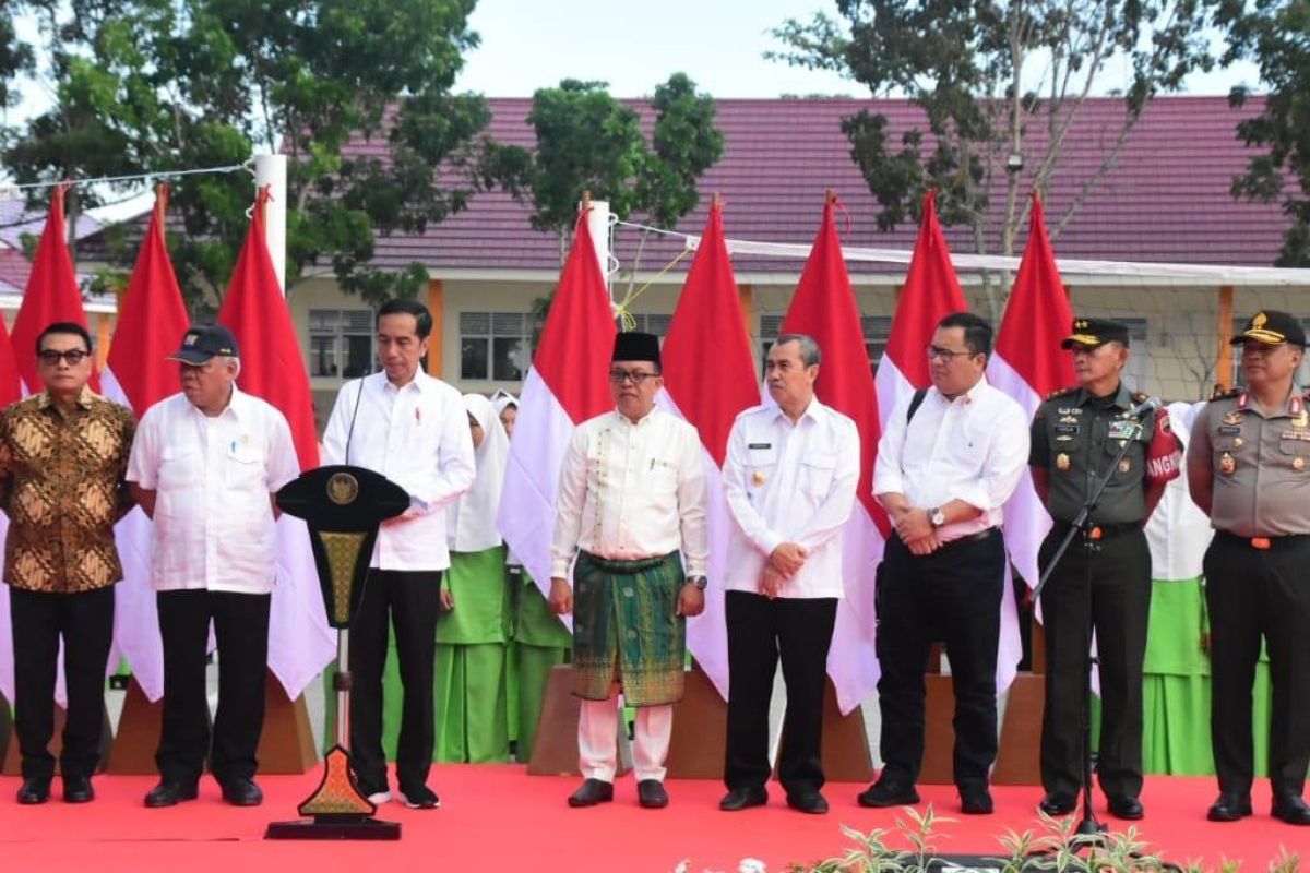 Pangdam I/BB dampingi Presiden Jokowi selama kunjungan di Riau