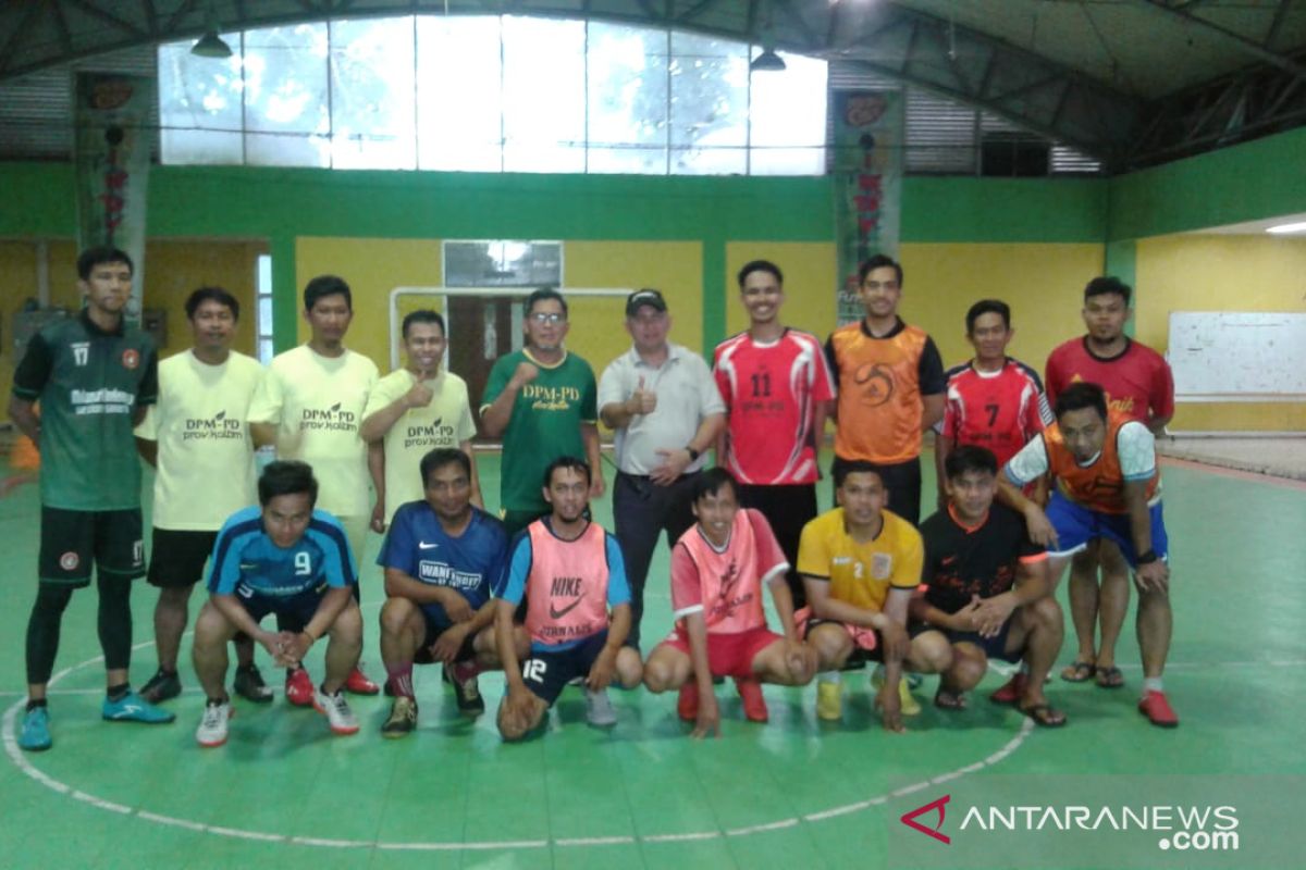 Jurnalis FC - Tim DPMPD Tanding Futsal Persahabatan