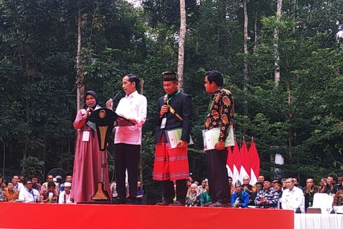 Presiden Jokowi instruksikan Gubernur Riau selesaikan konflik lahan Gondai