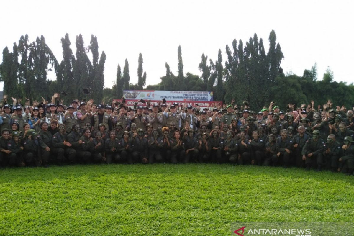 330 putra-putri Papua pegawai BUMN jalani pelatihan bela negara