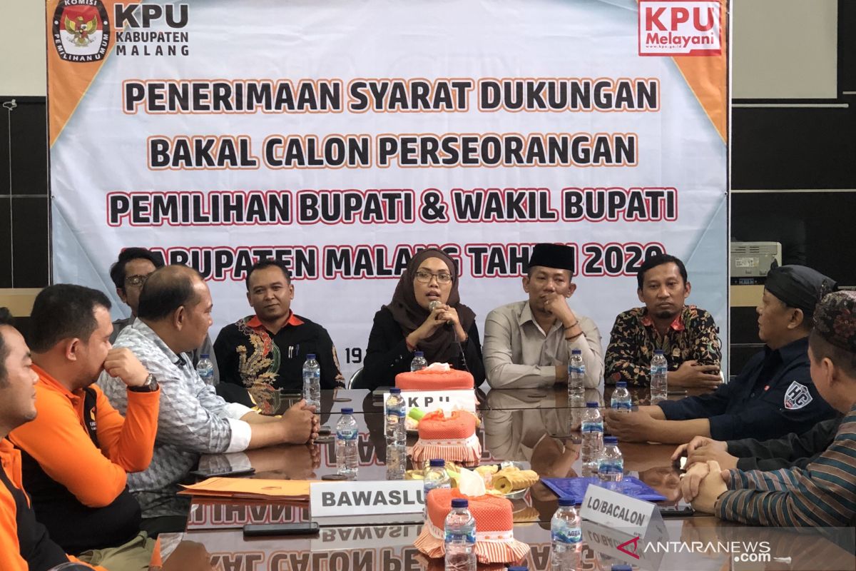 KPU Malang tunggu kelengkapan syarat dukungan bakal paslon perseorangan