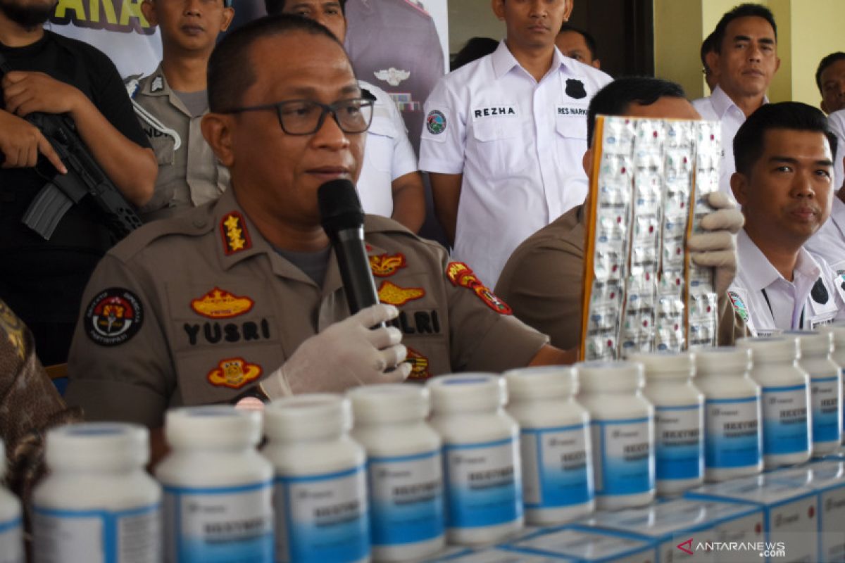 Polisi sita 2,5 juta butir obat ilegal pengganti narkoba